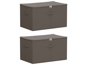 Boîte de rangement 2 pcs tissu intissé 60x43x35 cm 90,3 l shl81023