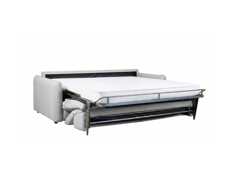  Canapé roma 2 places convertible avec relax électrique en tissu - gris clair ROMA - Conforama B