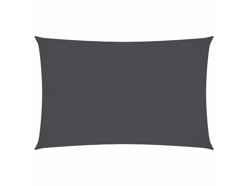  Voile de parasol - voile d'ombrage tissu oxford rectangulaire 3,5x5 m anthracite  - Conforama A