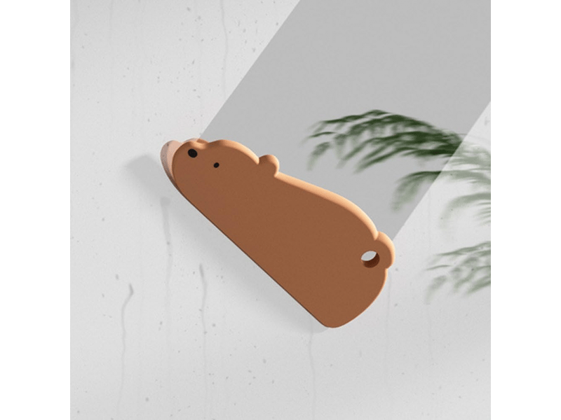  Grattoir de comptoir en silicone, grattoir flexible pour cuvette, grattoir à pour le nettoyage des vitres de salle de bain, pour cuisine  - Conforama B