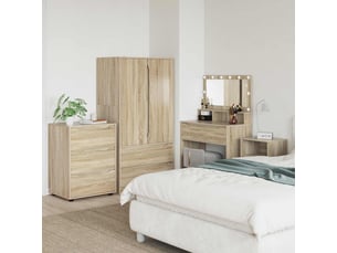 Commode 1 tiroir(s) <strong></strong> <strong></strong> coloris bois clair largeur 60 cm
