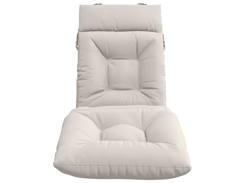 Coussin de transat, coussin pour bain de soleil vianen 100 % polyester blanc 200 x 60 x 8 cm cf56263 - Conforama D