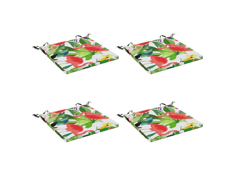  Lot de 4 coussins de siège, coussins d'assise soest 100 % polyester cf60169  - Conforama A