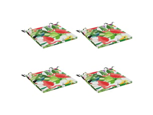 Lot de 4 coussins de siège, coussins d'assise soest 100 % polyester cf60169