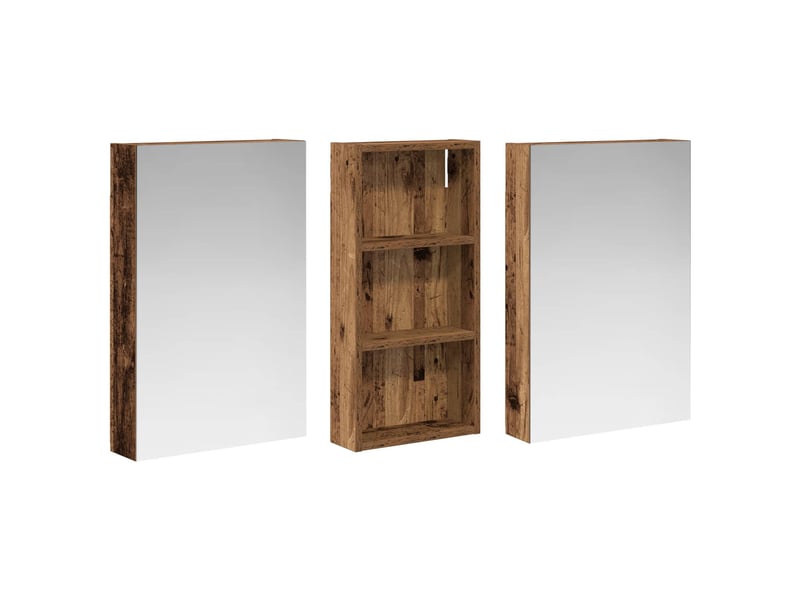  Ensemble de meubles de salle de bain 3 pcs 110x10.5x60.5 cm shl4299  - Conforama E