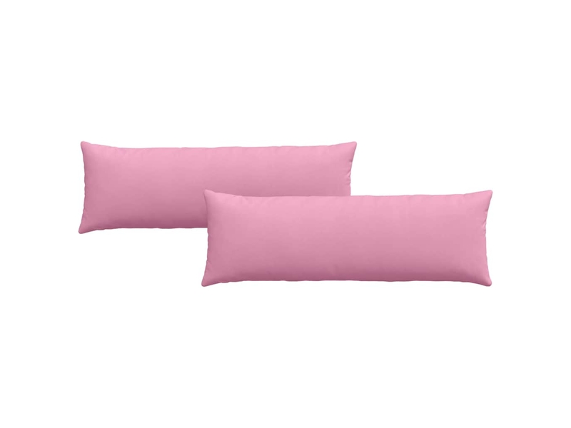  Lot de 2 coussins de canapé, coussins décoratifs tissu rose 120 x 40 cm cf58928  - Conforama A