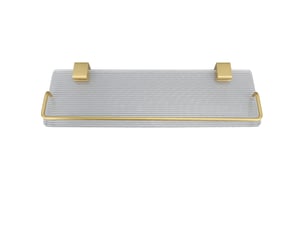 Étagère murale de salle de bains acrylique, étanche à la rouille pour serviettes et