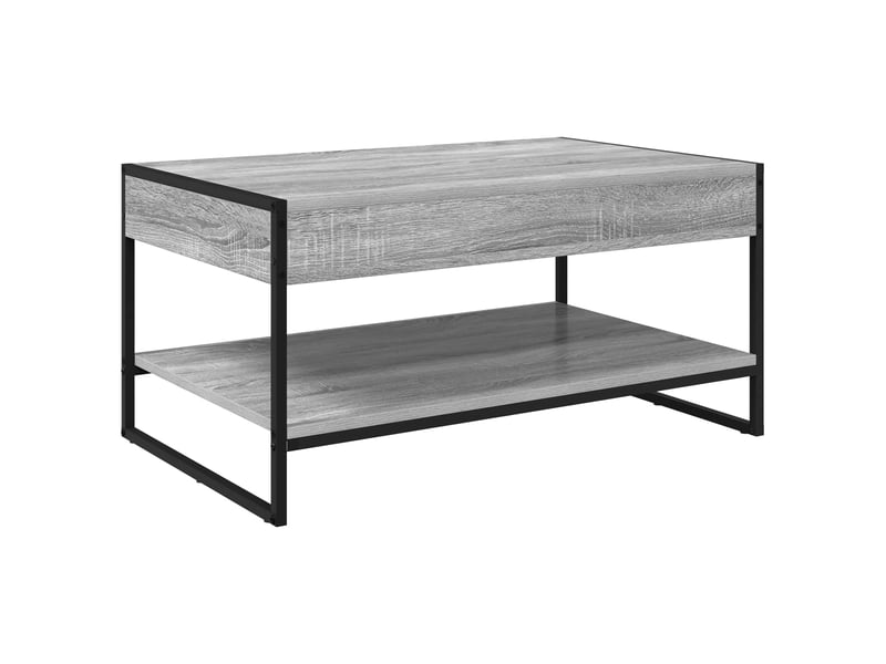  Table basse - table de salon - table à thé gris sonoma 80 x 50 x 40 cm bois d'ingénierie  - Conforama A