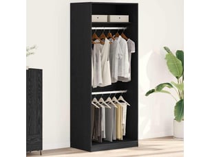 Armoire     <strong></strong> <strong></strong> coloris noir largeur 80 cm