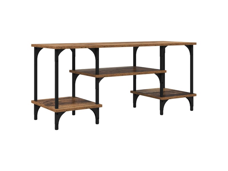  Meuble tv - banc tv - meuble de rangement bois ancien 102 x 35 x 45,5 cm  - Conforama A