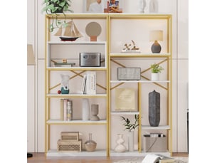 Bibliotheque coloris bicolore <strong>DESVIAE</strong> <strong></strong> - 160 cm x 180 cm