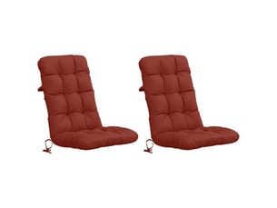 Lot de 2 coussins de chaise à dossier haut vianen cf59282