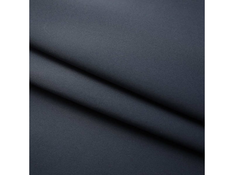  Lot de 2 rideaux occultants, rideaux black-out avec crochets anthracite 140x245 cm cf44866  - Conforama C