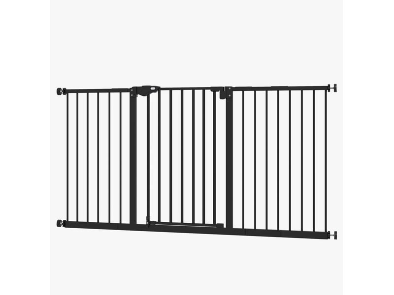 Barrière de sécurité sans perçage 136,3 x 76,2 cm noire cravdom