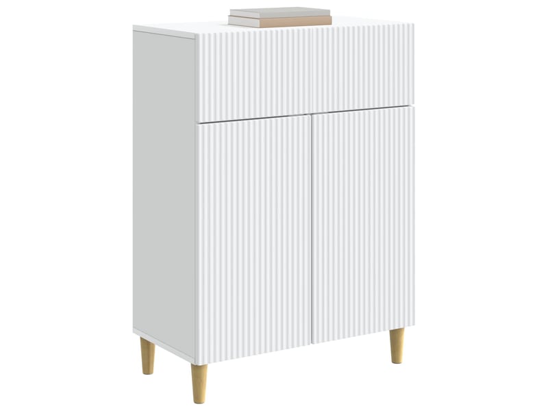  Buffet - bahut - meuble de rangement blanc 66 x 34,5 x 90 cm bois d'ingénierie  - Conforama C