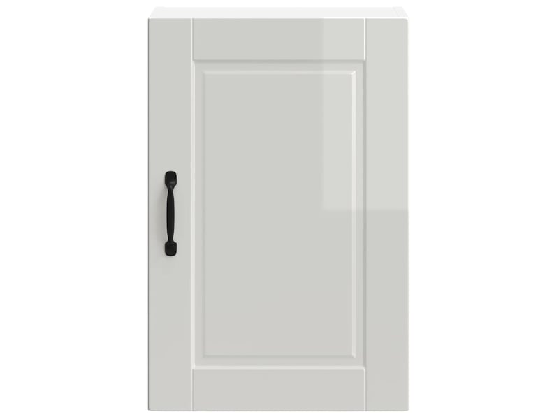 Armoire murale de cuisine porto blanc brillant bois ingénierie shl1495 - Conforama E