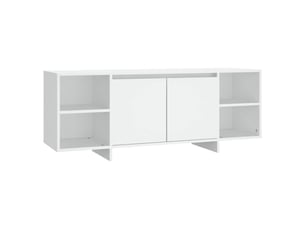 Meuble tv coloris blanc 130 cm <strong></strong>  <strong></strong>