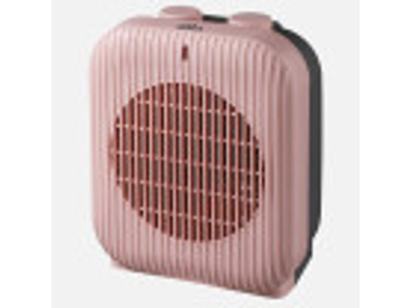  Chauffage soufflant ABRILA Brooker 2000 W rose et noir, 2 puissances, 3 fonctions, thermostat réglable et sécurité surchauffe 281222019 - Conforama B