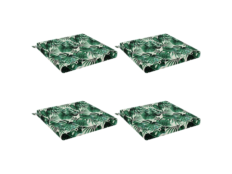 Lot de 4 coussins de siège, coussins d'assise soest 100 % polyester cf60175 - Conforama A