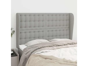 Tete de lit A poser largeur 147 cm <strong></strong> <strong></strong> argenté