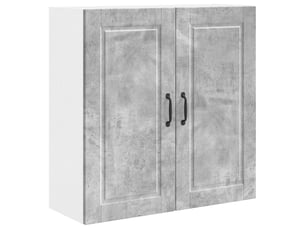 Armoire de cuisine gris béton 80x31x80cm bois d'ingénierie shl4914