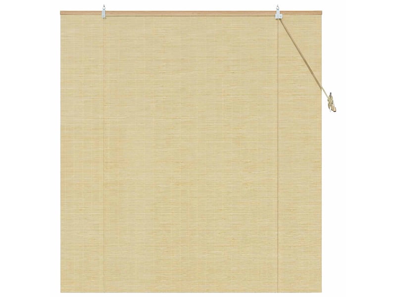  Store enrouleur, store à rouleau naturel 130 x 160 cm bambou cf45362  - Conforama C
