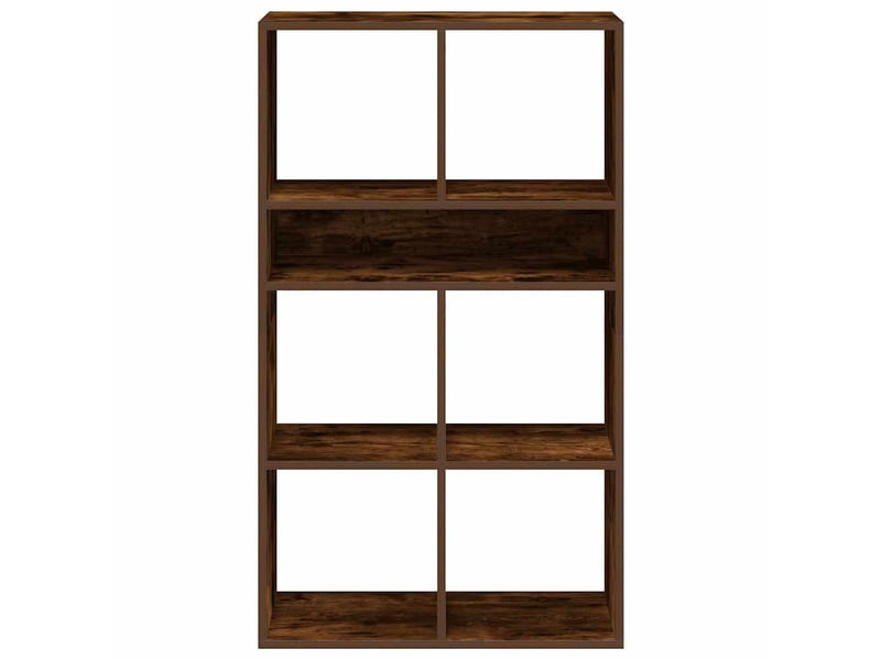  Bibliothèque, étagère de rangement chêne fumé 66x31x112 cm bois d'ingénierie  - Conforama D