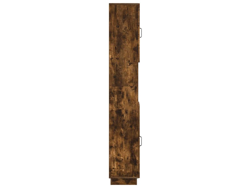 Colonne de salle de bain avec étagère ouverte hoorn chêne fumé - Conforama E
