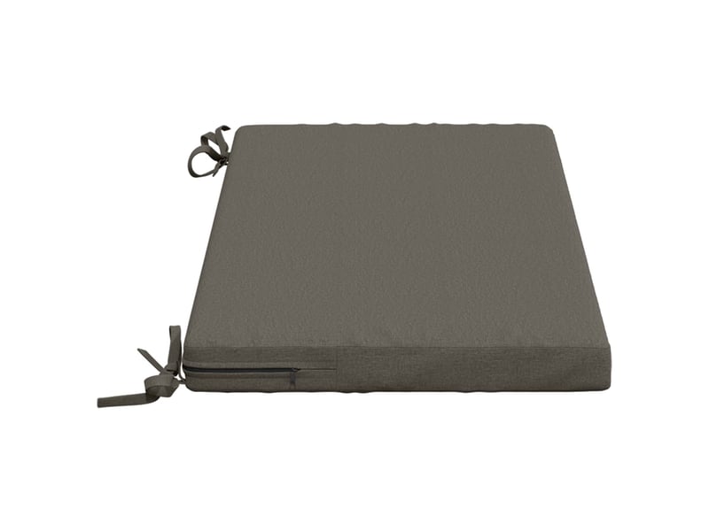 Coussin de banc, coussin d'assise, coussin de canapé soest 100 % polyester gris 60 x 40 x 5 cm cf53300 - Conforama D