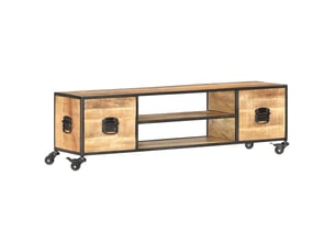 Meuble tv coloris marron 130 cm <strong></strong>  <strong></strong>