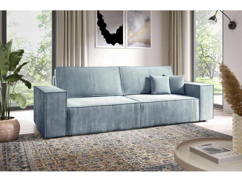 Canapé convertible mille mini himmelbleu - Conforama B