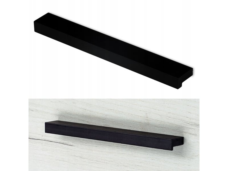  Tirador de meuble noir mat de 160 mm  - Conforama A