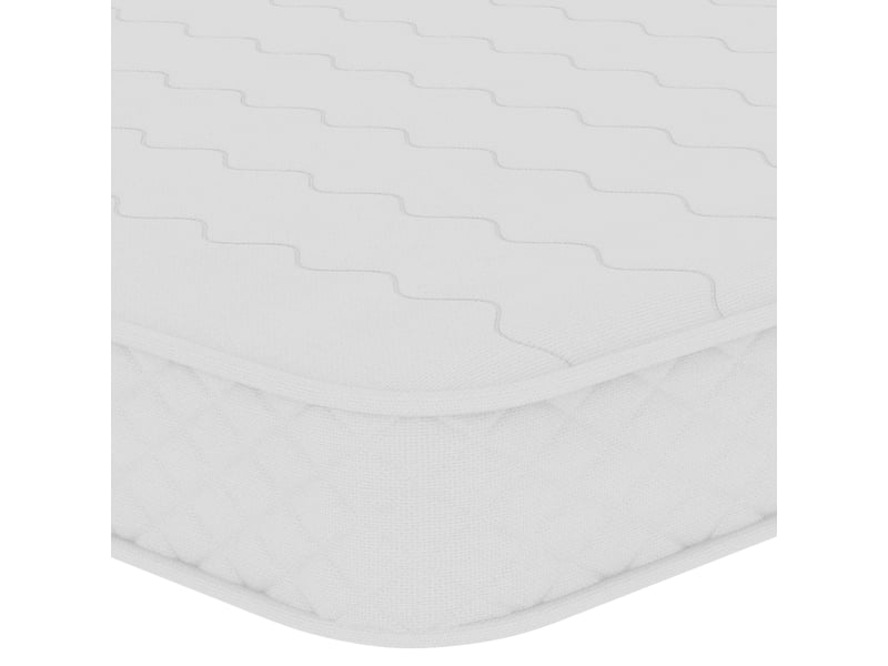  Matelas 140 × 200 cm à ressorts ensachés et mousse respirante, soutien équilibré, blanc  - Conforama E