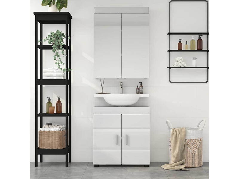 Ensemble de mobilier de salle de bain tulum 2 pièces cf64713 - Conforama D