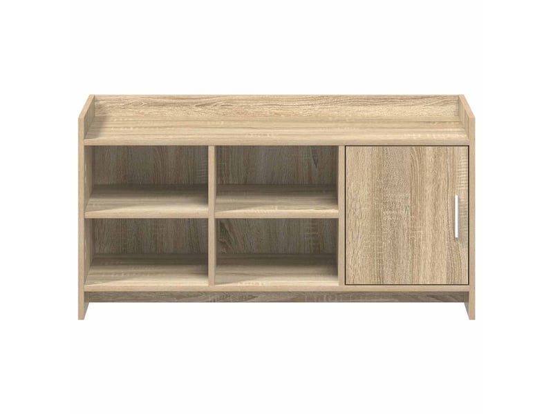 Meuble à chaussure, cabinet à chaussures avec porte chêne sonoma 100x39,5x51 cm  - Conforama E