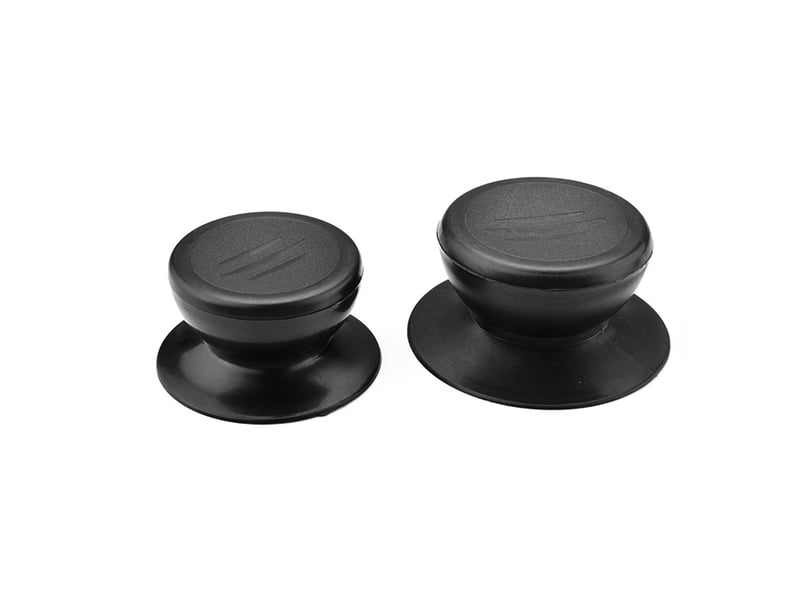  Couvercle en quatre parties – poignée noire – compatible avec tous les ustensiles de cuisine – taille55×43×26millimètres HRC0000559LY - Conforama E