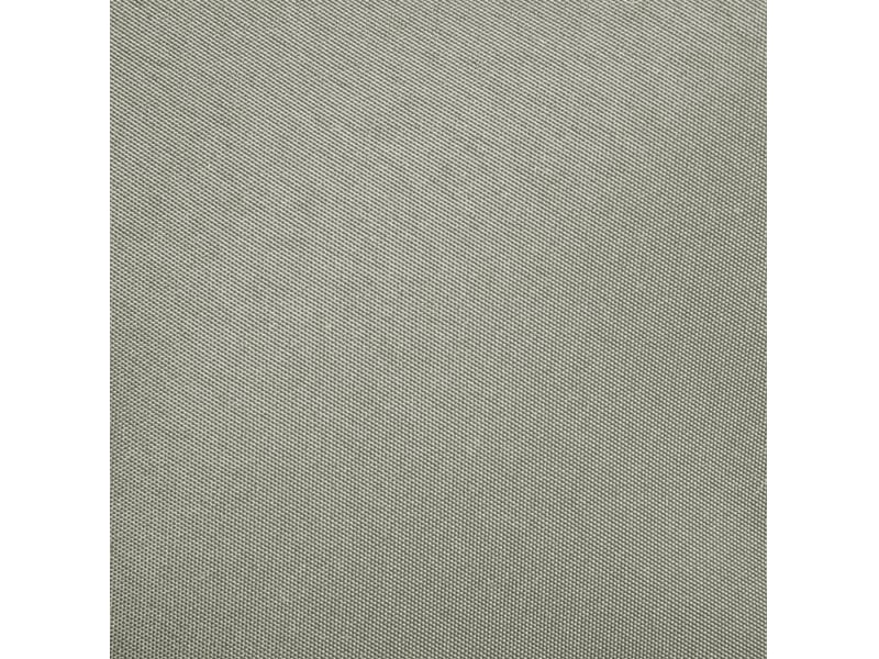  Set de 2 coussins de chaise 98x50 cm avec liens de fixation revêtement en tissu gris clair  - Conforama C
