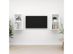 Meuble tv coloris blanc  <strong></strong>  <strong></strong>