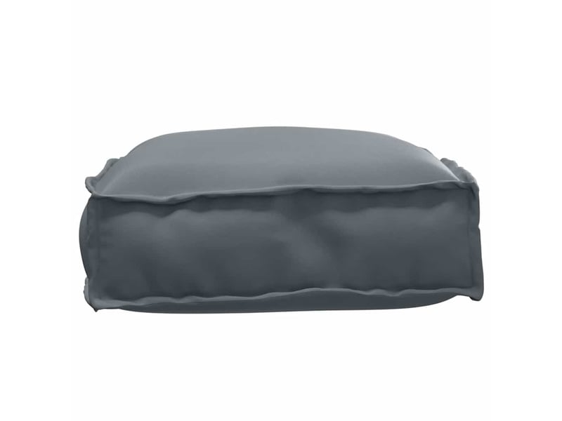  Coussin d'assise, coussin pour chaisecanapé tissu oxford anthracite 60 x 40 x 8 cm cf56641  - Conforama D
