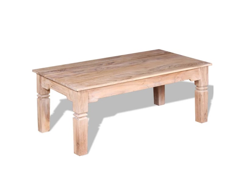  Table basse | table d'appoint salon bois d'acacia 110x60x45 cm  - Conforama B