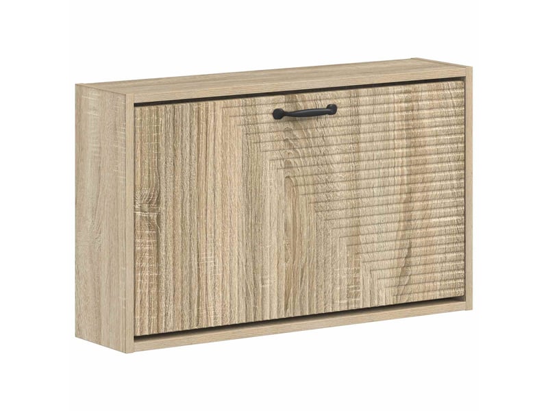  Meuble à chaussures mural, armoire à chaussures haarlem 71x17x43 cm chêne sonoma  - Conforama A
