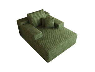 Banquette lit convertible couchage Occasionnel <strong>MIVRAY </strong> <strong></strong> vert