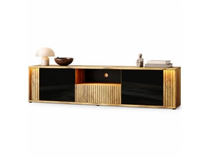 Meuble tv coloris bicolore 180 cm OKWISH  