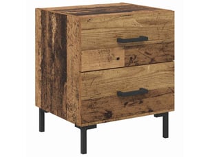 Table de chevet - cabinet de chevet - table de nuit bois ancien 40 x 35 x 47,5 cm