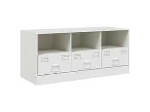 Meuble tv coloris blanc 99 cm <strong></strong>  <strong></strong>