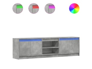 Meuble tv coloris gris 180 cm <strong></strong>  <strong></strong>