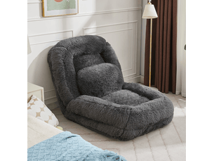 Fauteuil convertible <strong>MODENVIE</strong> Polyester gris