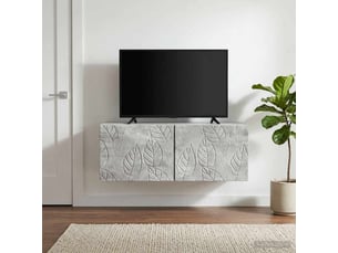 Meuble tv coloris gris 78.5 cm <strong></strong>  <strong></strong>