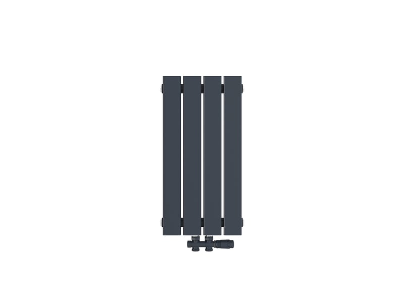 Emke radiateur à eau chaude, radiateur plat seule couche connexion centrale, anthracite 60x30cm, 210w - Conforama A