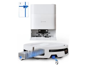 Aspirateur robot aspirant et lavant ECOVACS 30kPa,Version Améliorée du T50 - connectée Navigation laser